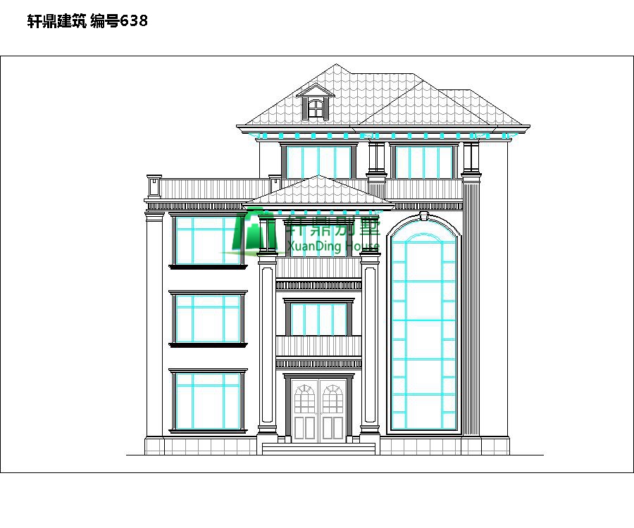 经典四层自建别墅设计图1.jpg 经典四层自建别墅设计图1.jpg