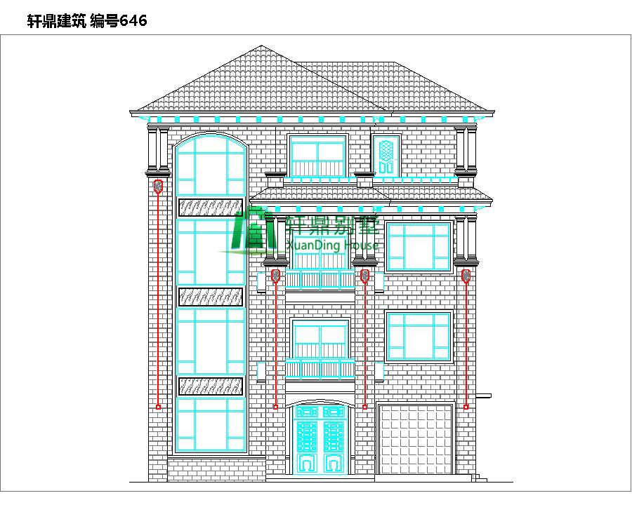 四层自建别墅设计图1.jpg 四层自建别墅设计图1.jpg