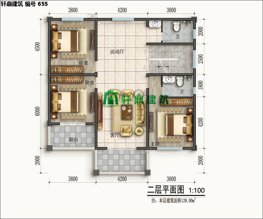 经典现代自建小别墅设计施工图11.jpg 经典现代自建小别墅设计施工图11.jpg