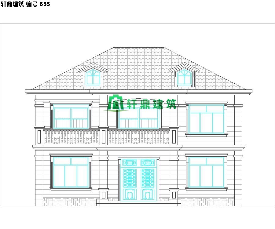 经典现代自建小别墅设计施工图06.jpg 经典现代自建小别墅设计施工图06.jpg