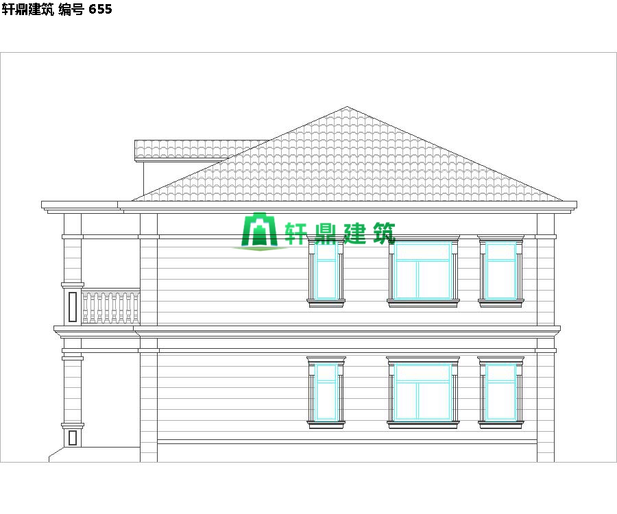 经典现代自建小别墅设计施工图08.jpg 经典现代自建小别墅设计施工图08.jpg