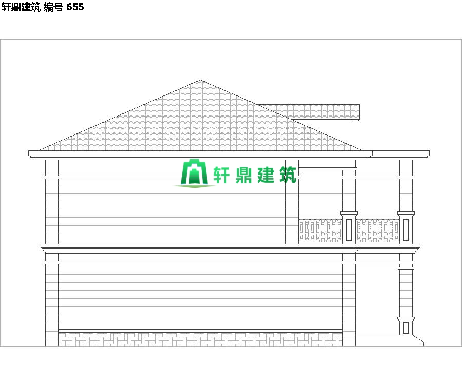 经典现代自建小别墅设计施工图09.jpg 经典现代自建小别墅设计施工图09.jpg