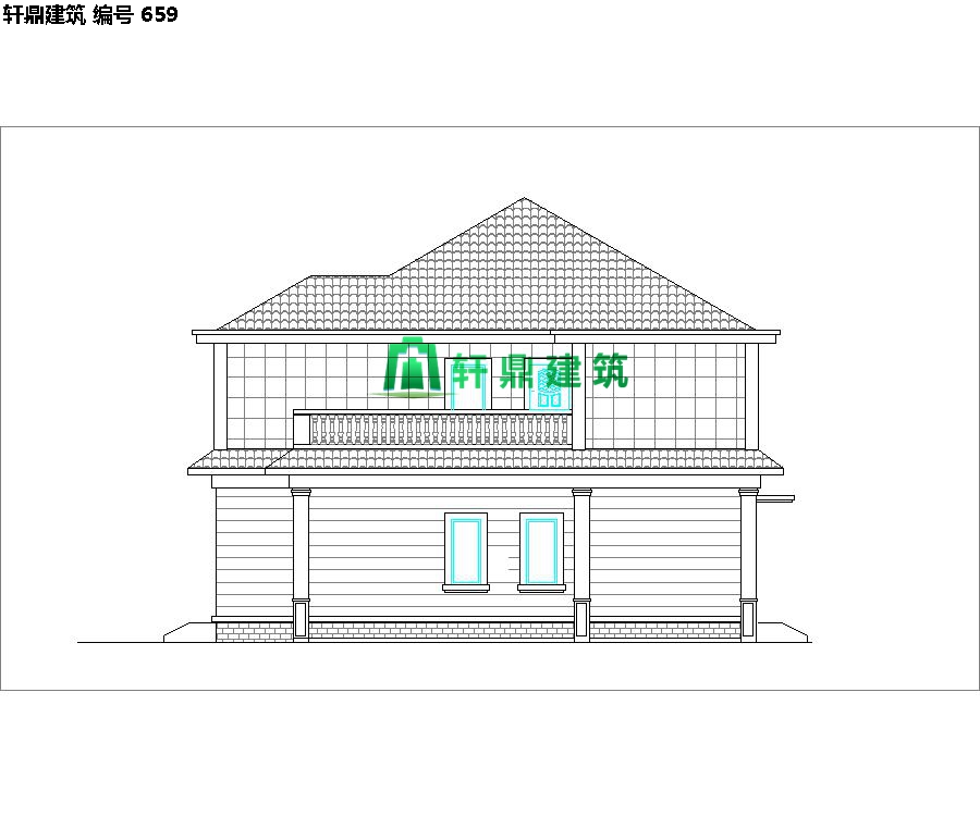 清新小二层自建别墅设计施工图04.jpg 清新小二层自建别墅设计施工图04.jpg