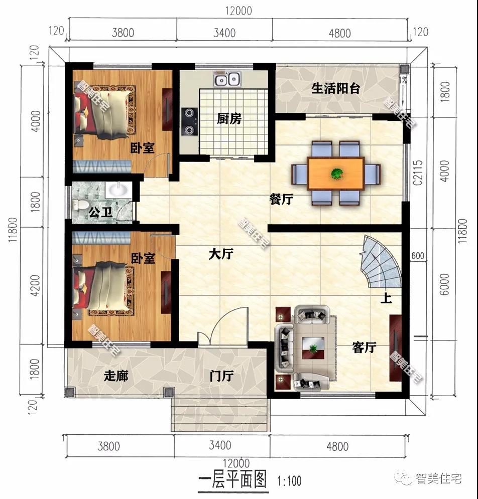 客厅挑空设计的两层别墅 客厅挑空设计的两层别墅