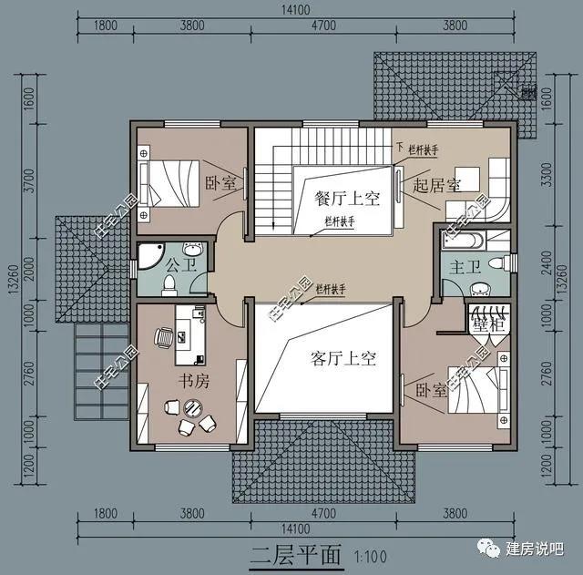 带客厅挑空设计的乡村别墅 带客厅挑空设计的乡村别墅