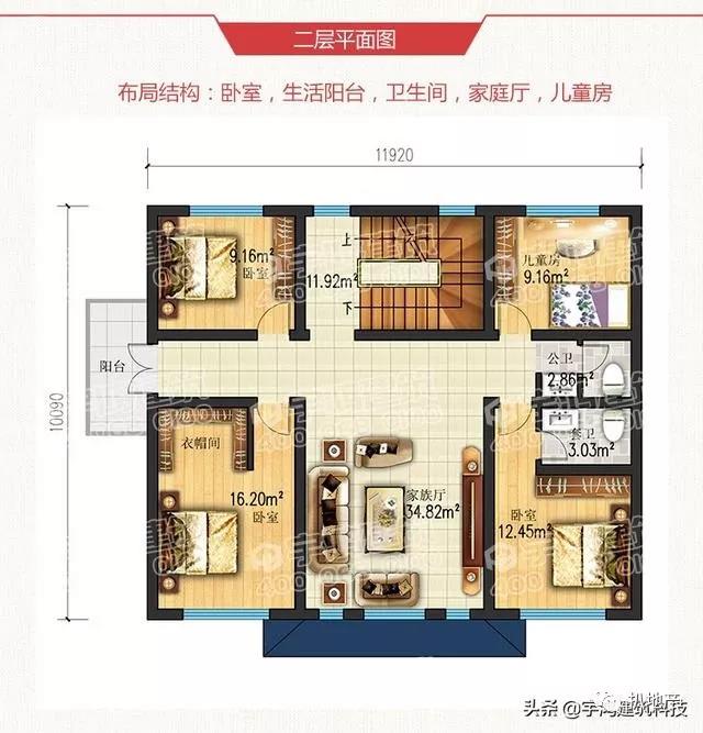 欧式两层乡村别墅设计 欧式两层乡村别墅设计
