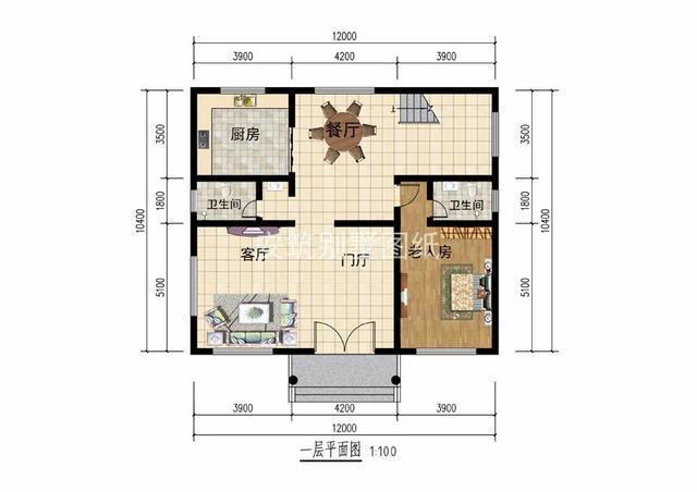 两层乡村经典小公寓别墅设计 两层乡村经典小公寓别墅设计