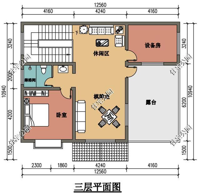 三层简欧式住宅 三层简欧式住宅