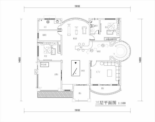 乡村三层别墅建筑设计图 乡村三层别墅建筑设计图