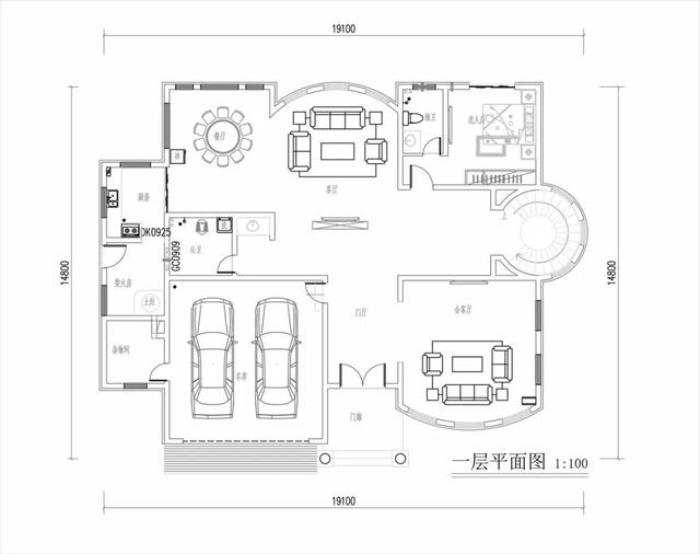 乡村三层别墅建筑设计图 乡村三层别墅建筑设计图