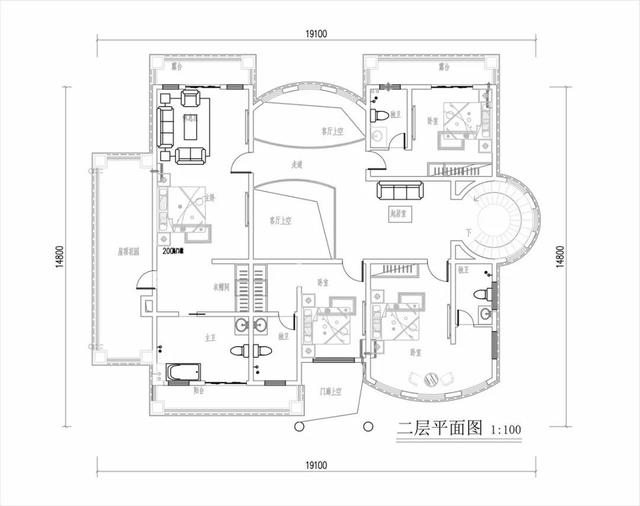 乡村三层别墅建筑设计图 乡村三层别墅建筑设计图