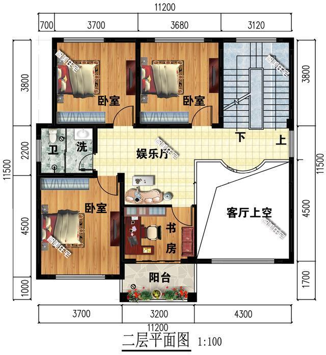 多卧室设计的三层别墅 多卧室设计的三层别墅