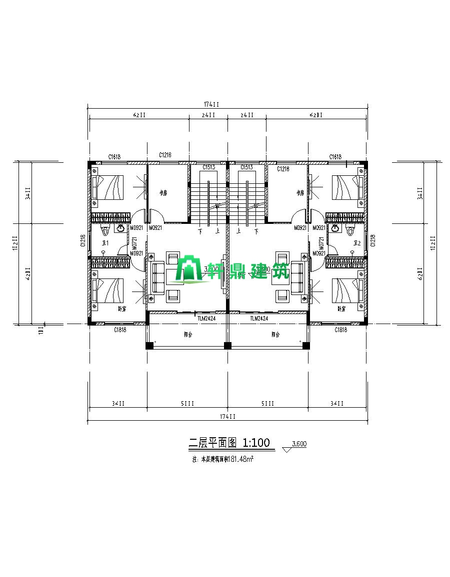 双拼户型设计 双拼户型设计