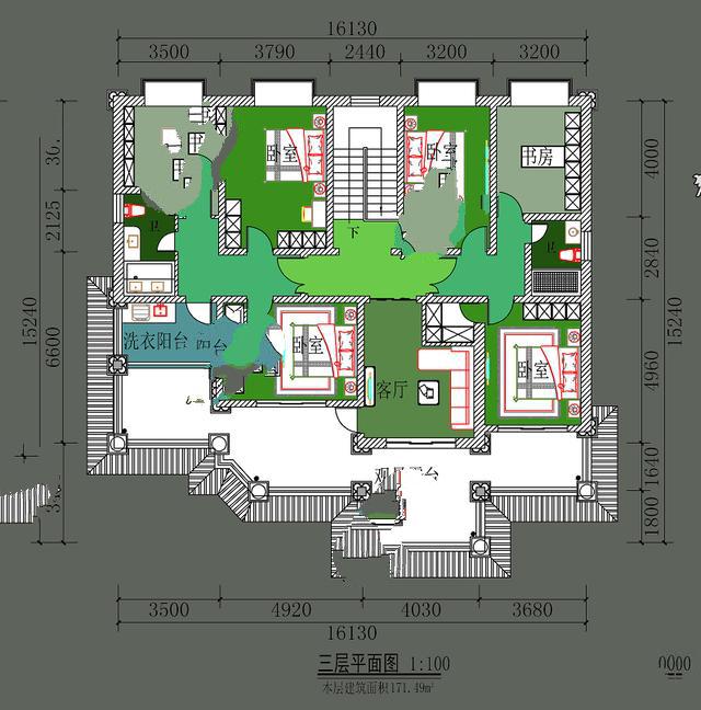 三层农村别墅设计 三层农村别墅设计