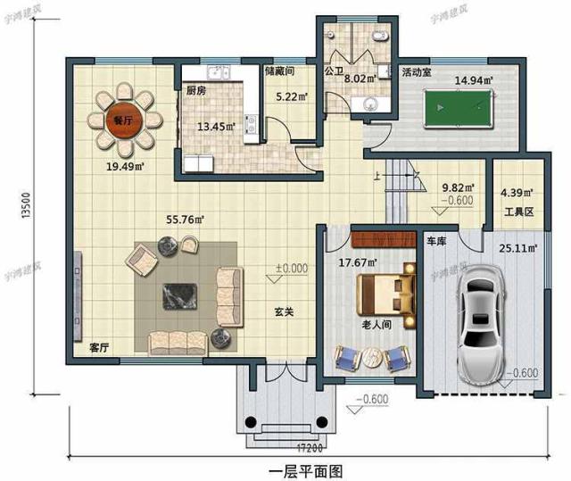 新农村自建住房设计图纸 新农村自建住房设计图纸