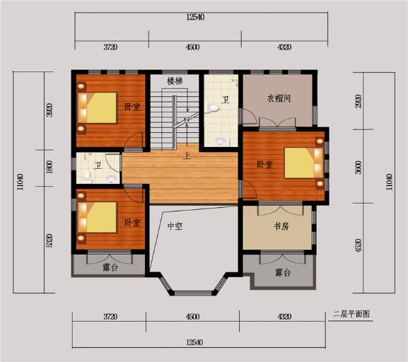 农村二层别墅案例 农村二层别墅案例