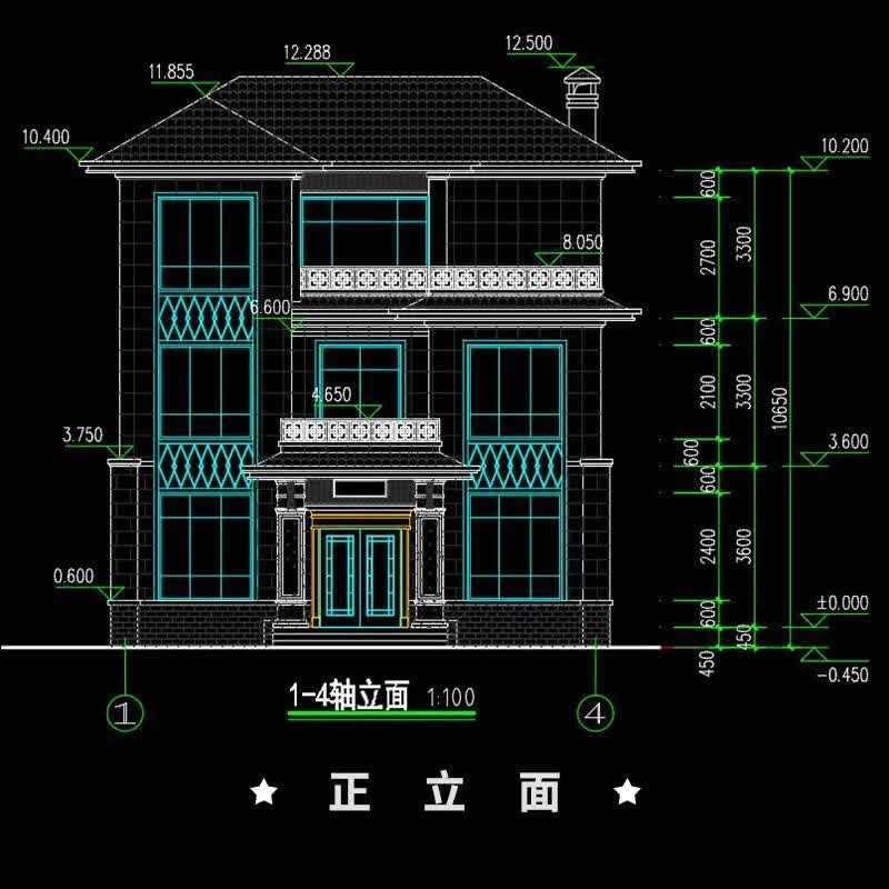 三层新中式农村别墅 三层新中式农村别墅