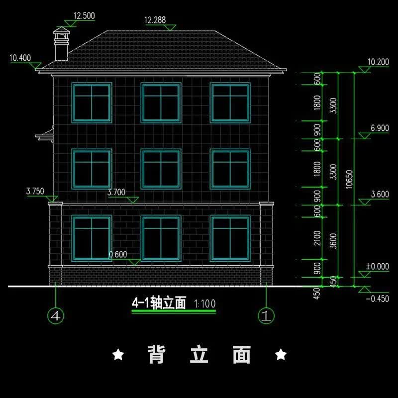 三层新中式农村别墅 三层新中式农村别墅