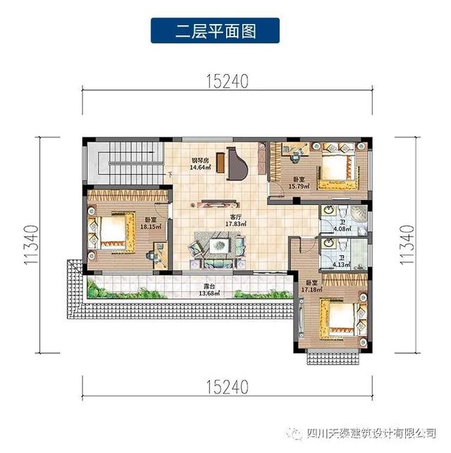 自建农村二层别墅设计 自建农村二层别墅设计