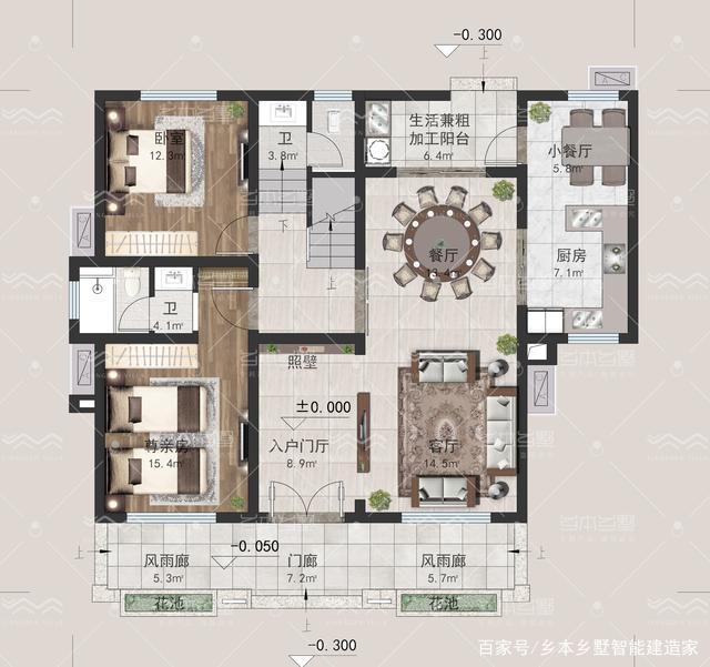 农村自建别墅设计 农村自建别墅设计