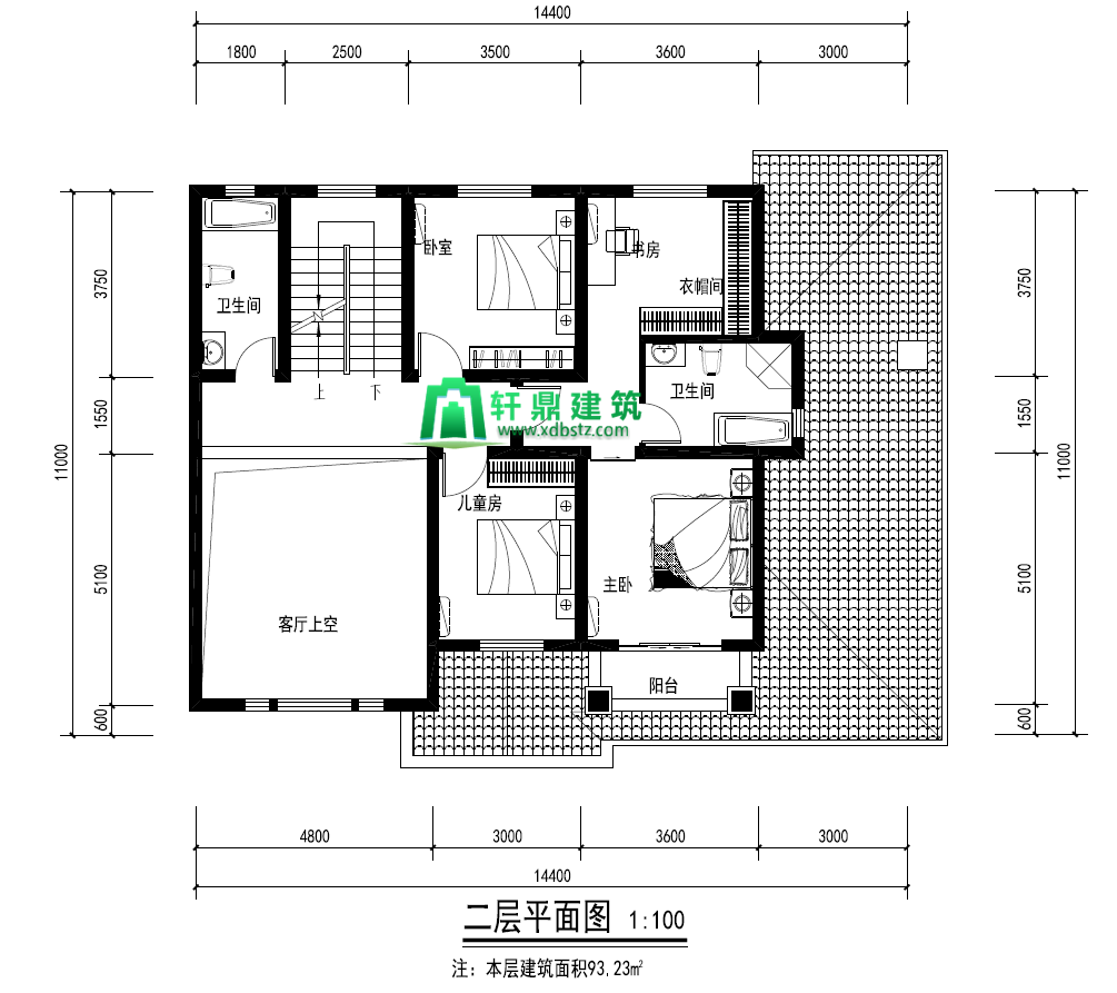 二层平面图 二层平面图