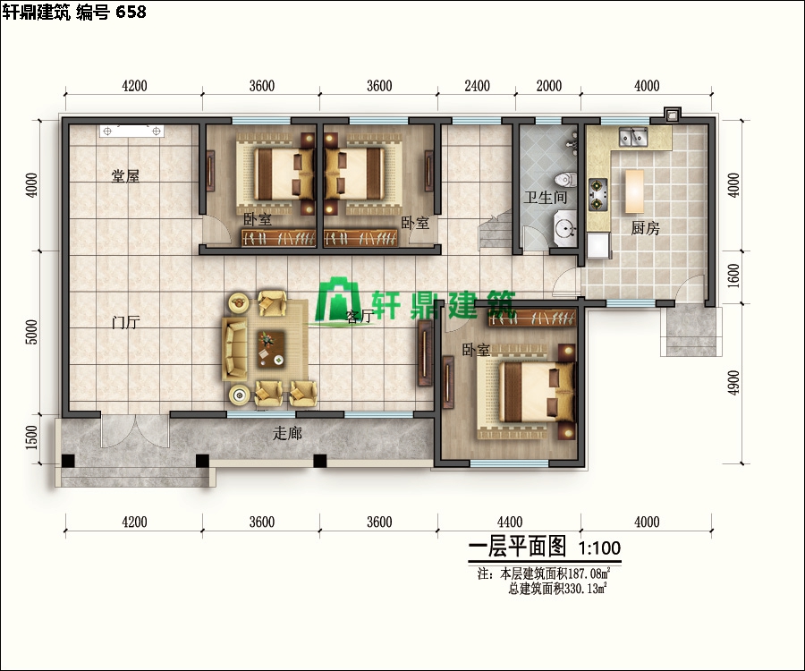 自建田园二层小别墅设计施工图09.jpg 自建田园二层小别墅设计施工图09.jpg
