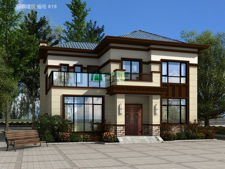新中式二层自建别墅设计图,含全套完善施工图纸2.jpg