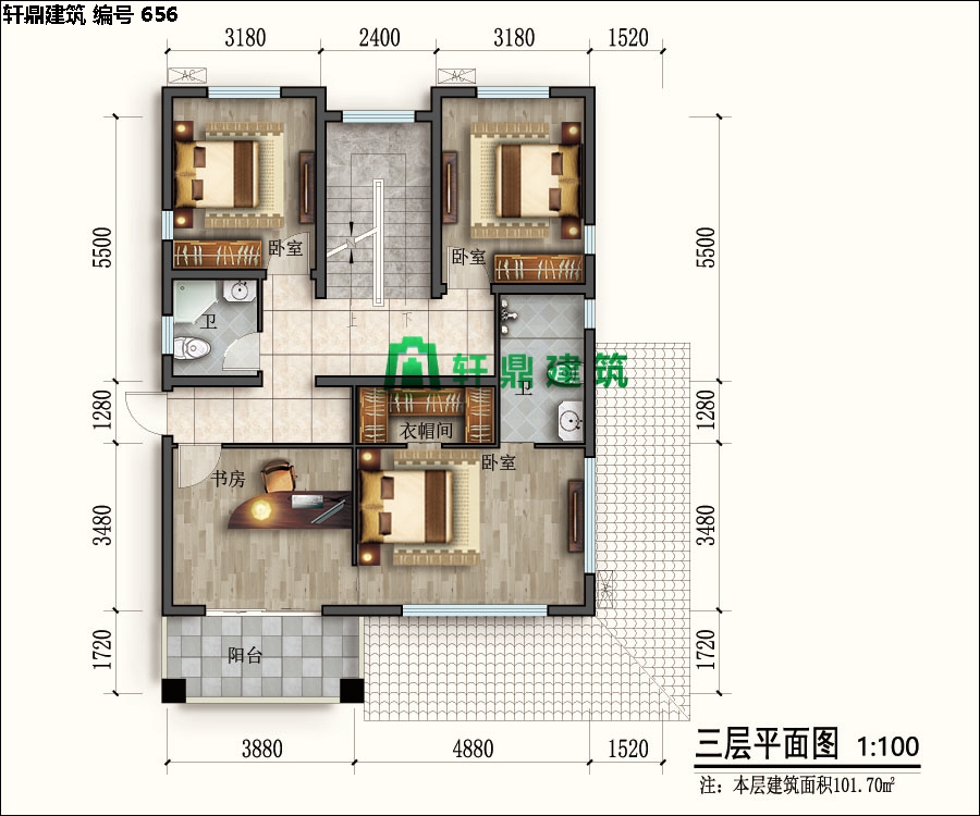 经典四层红砖别墅设计施工全套图纸03.jpg 经典四层红砖别墅设计施工全套图纸03.jpg