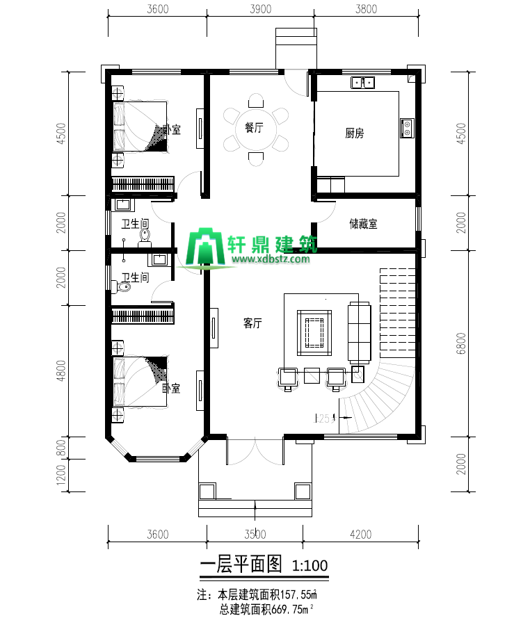 一层平面图.png 一层平面图.png