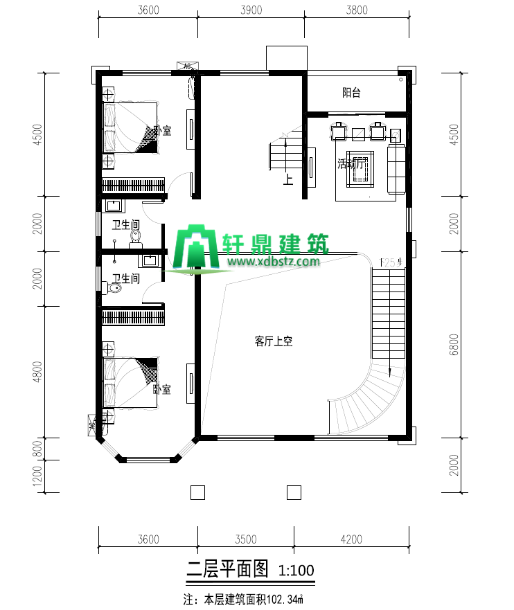 二层平面图.png 二层平面图.png