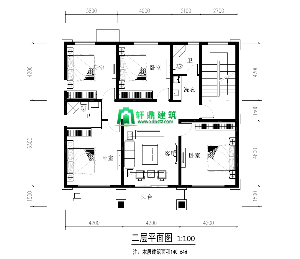 二层平面图png 二层平面图png
