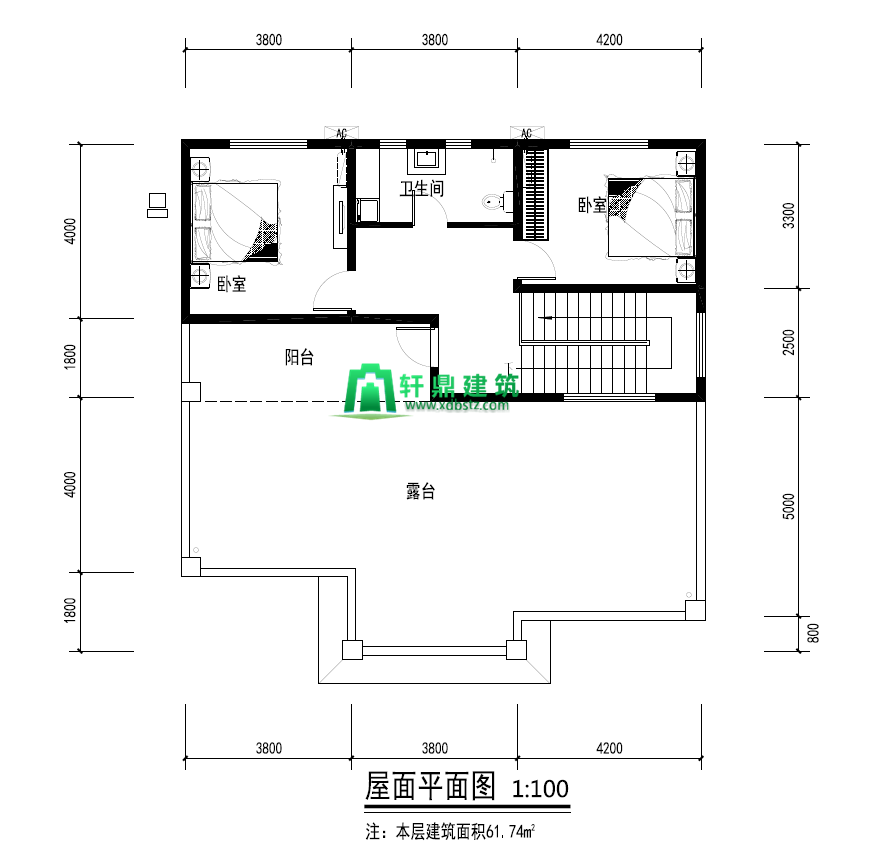三层平面图 三层平面图