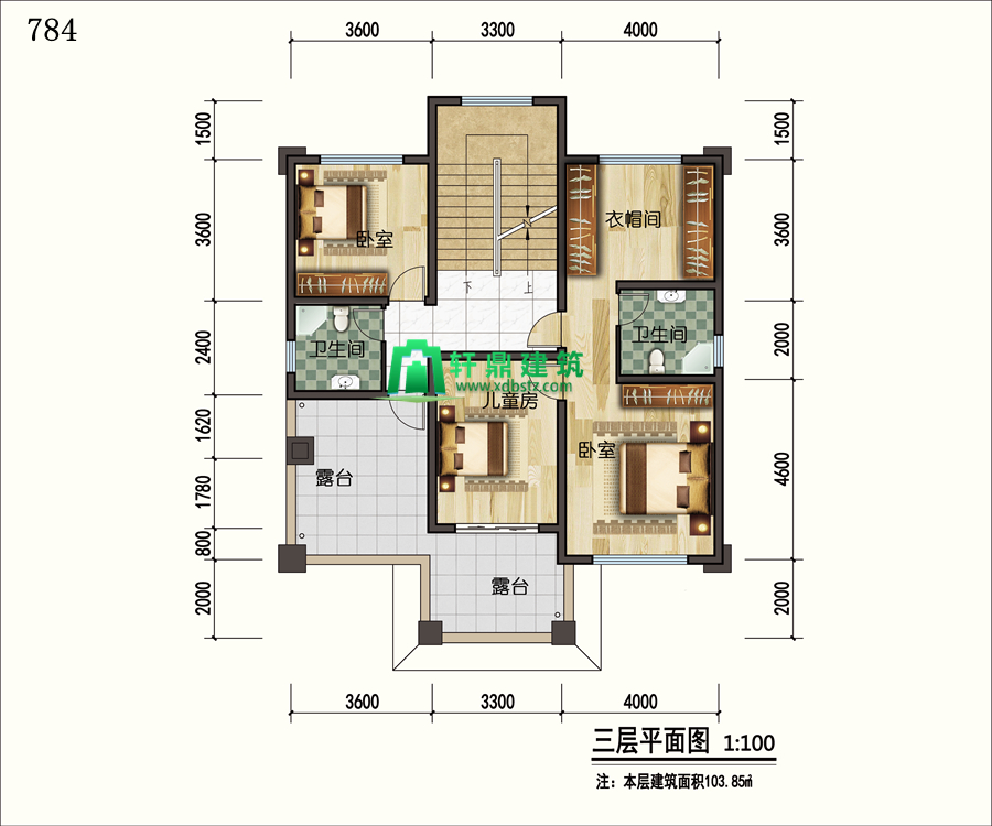 三层平面图 三层平面图