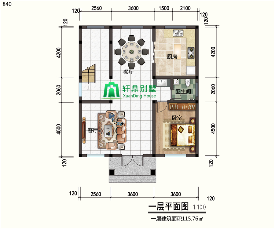 一层平面图 一层平面图