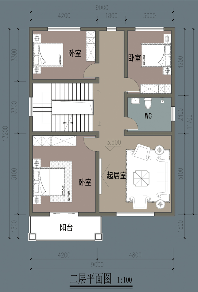 二层平面图.png 二层平面图.png