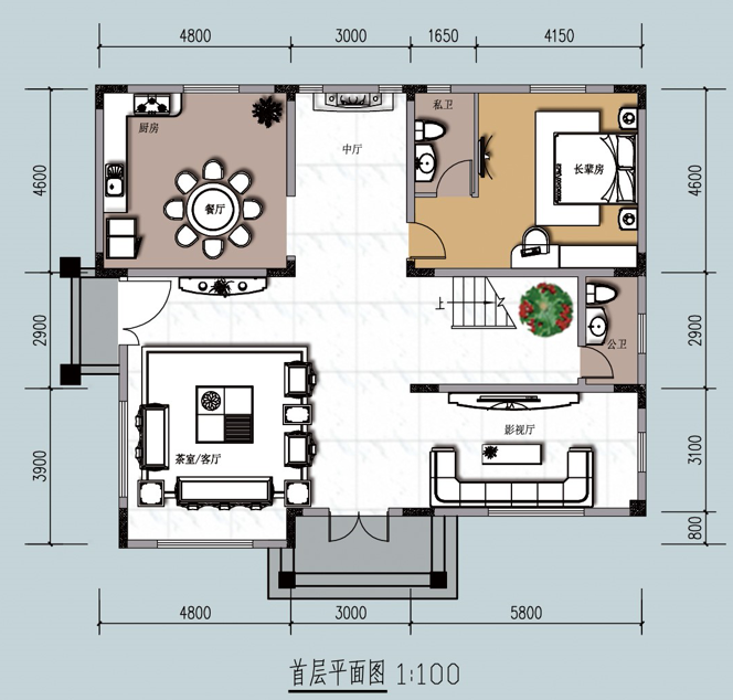 一层平面图.png 一层平面图.png