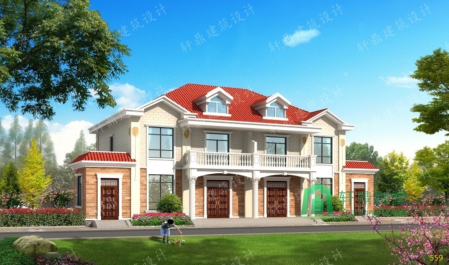 经典二层双拼自建别墅设计图.jpg 经典二层双拼自建别墅设计图.jpg